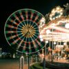 carnival, carousel, ferris wheel, merry-go-round, amusement rides, amusement park, park, motion, night, georgia, carnival, carnival, carnival, carnival, carnival, ferris wheel